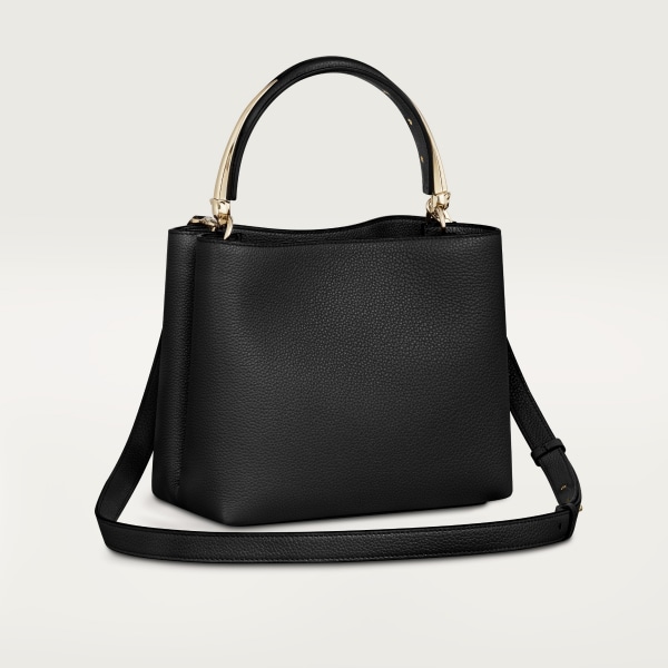 手袋，小型款，Panthère Double de Cartier 黑色粒面小牛皮