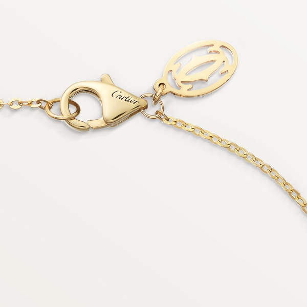 Trinity 手鐲，鏈帶設計，明亮式切割圓鑽 白色黃金，黃金，玫瑰金，鑽石