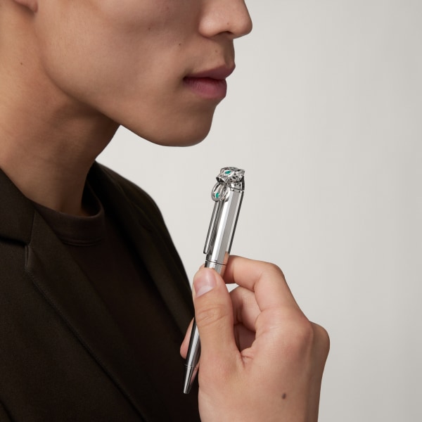 Panthère de Cartier 書寫筆 獨立編號限量款式，925/1000純銀