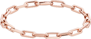 Santos de Cartier bracelet, chain, medium model Rose gold