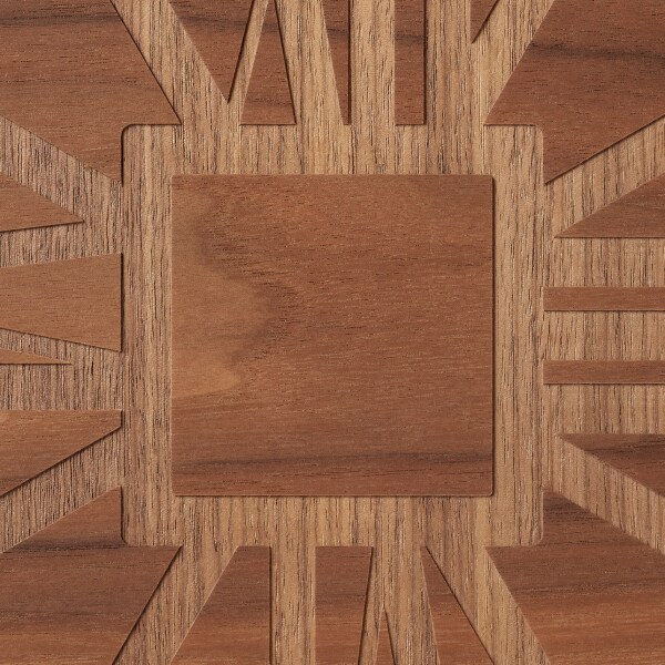 Santos de Cartier rectangular tray Walnut wood