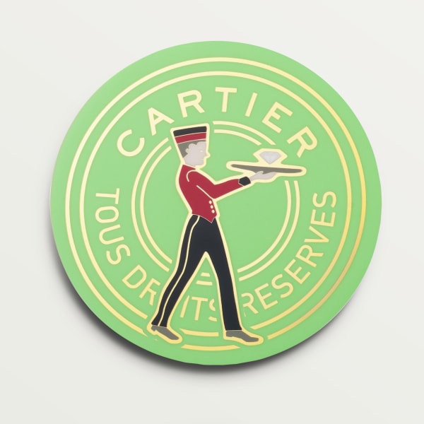 Set of six Cartier Characters coasters Acrylic