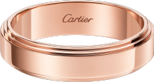 Cartier d'Amour wedding ring, 5 mm width Rose gold.