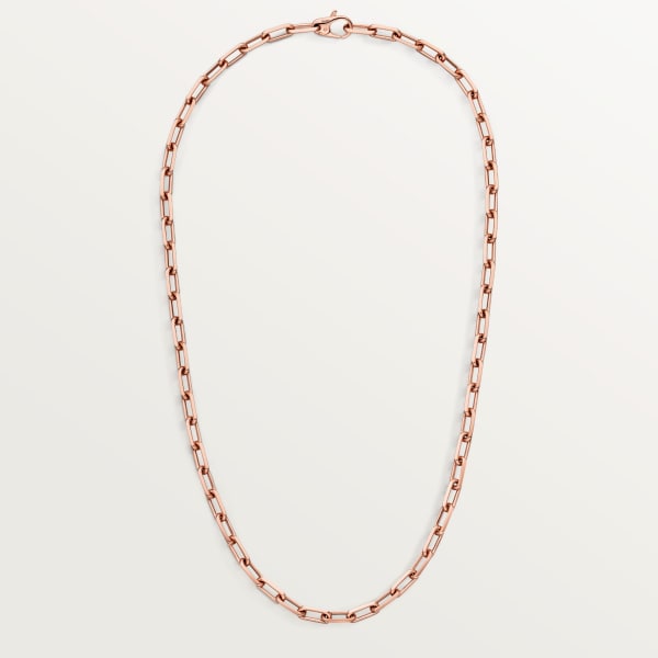 Santos de Cartier necklace, chain, small model Rose gold