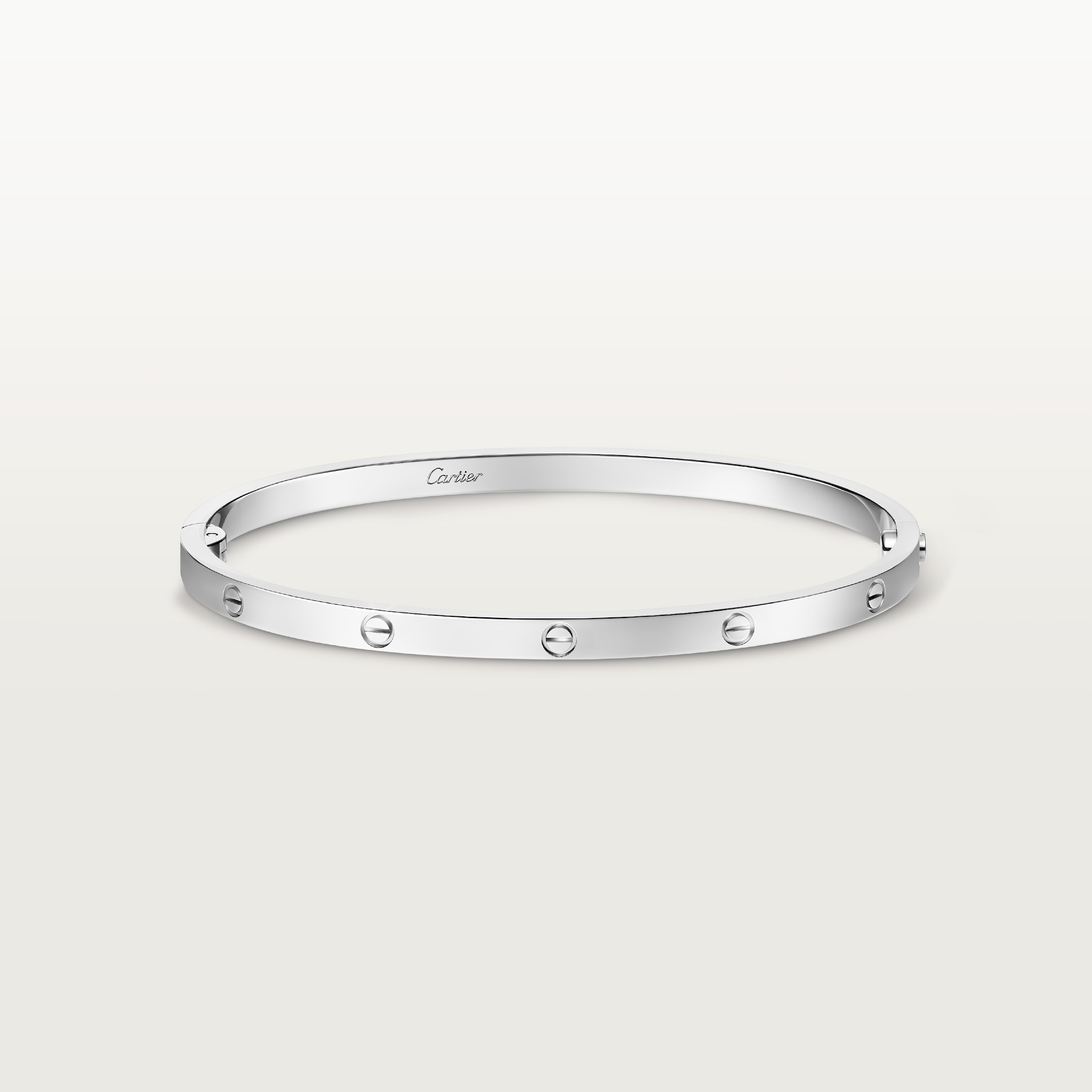 Love bracelet, small modelWhite gold