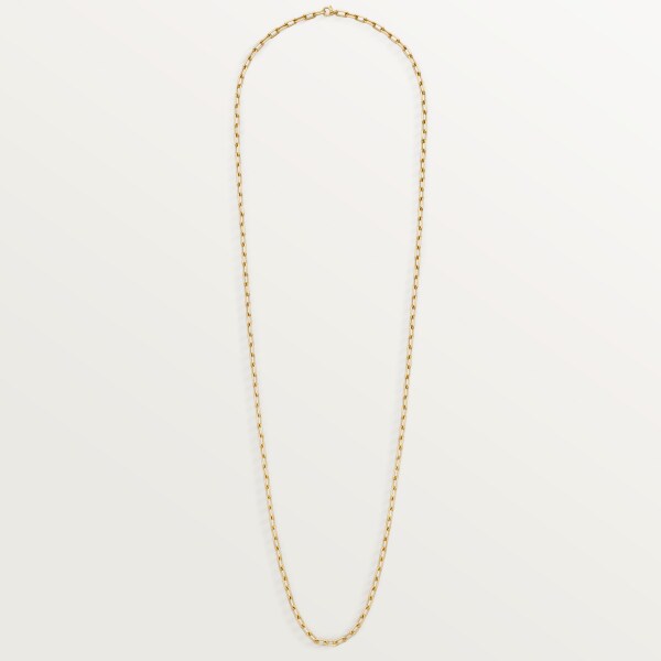 Santos de Cartier long necklace, chain, small model Yellow gold
