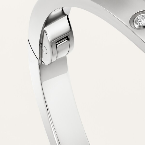 Love bracelet, small model, 10 diamonds White gold, diamonds