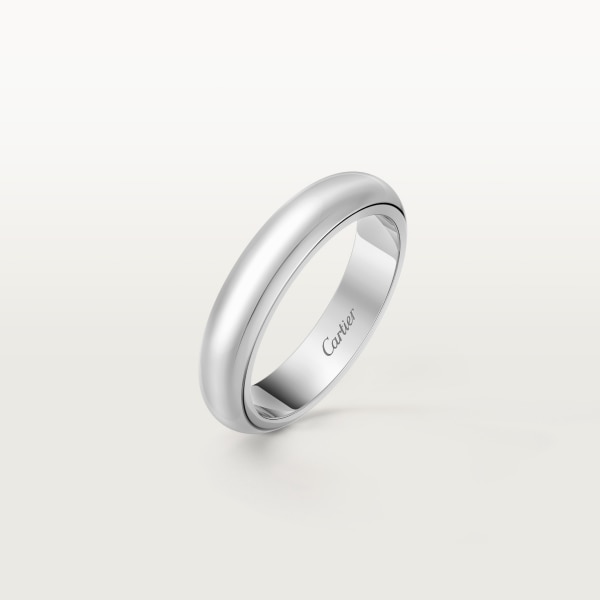 1895 結婚戒指，寬4毫米 鉑金